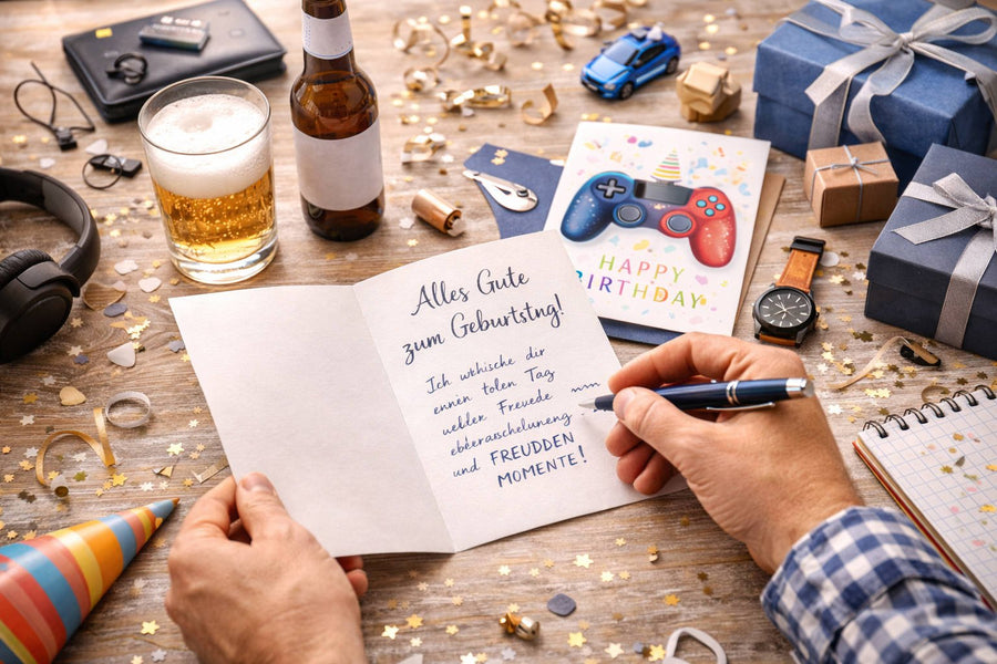 Geburtstagswünsche für Männer: Sprüche, Mustertexte & Ideen, die wirklich ankommen
