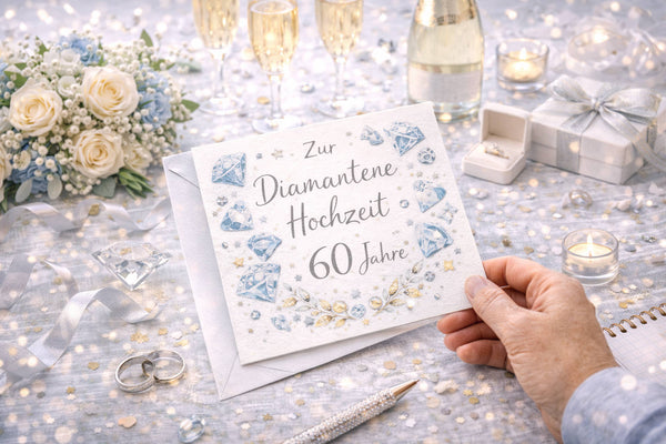 Glückwünsche zur Diamantenen Hochzeit