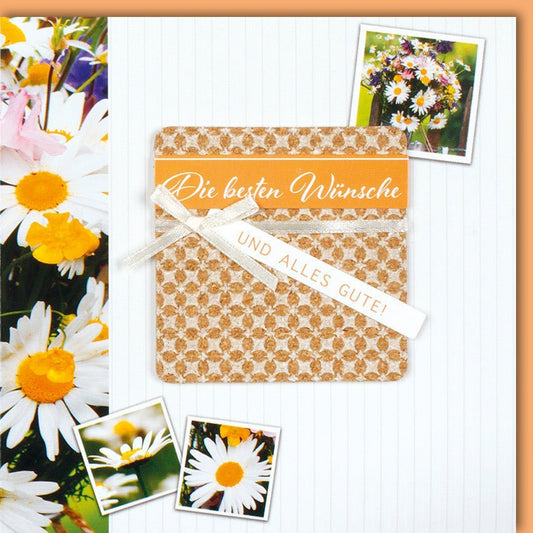Allgemeine Glückwunschkarte - Herzliche Grüße und Beste Wünsche für Jeden Anlass