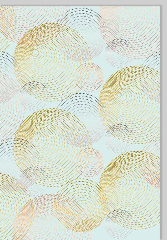 Blankokarte mit edlen Kreisen von Gutsch – Perfekt für jeden Anlass