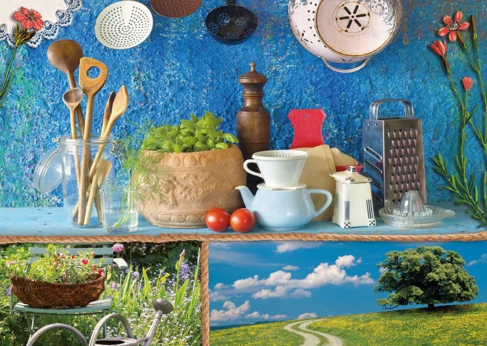 Blankopostkarte - Naturidylle auf dem Land entdecken