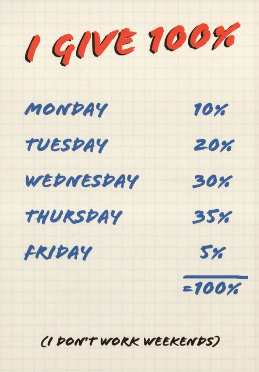 Büro - Motivationskarte: "Survived the Week" - Humorvolles Geschenk für das Wochenende, Englisch, nshop Online