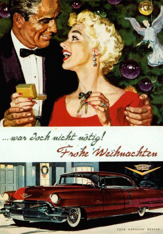 Festliche Grußkarte - Überraschung! Weihnachten wäre nicht nötig gewesen!