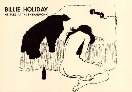 Film - Postkarte mit Billie Holiday Motiv – Einzigartiges Design für Musikliebhaber