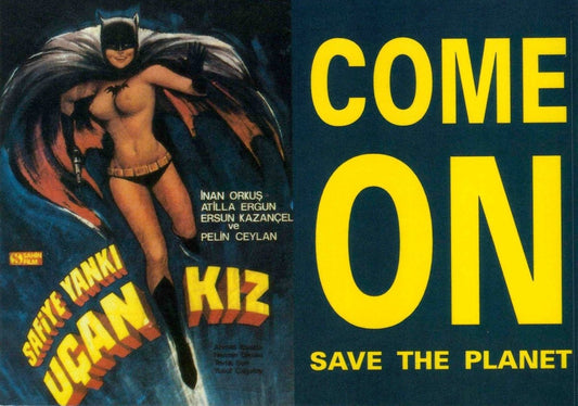 Film - Postkarte: Pulp Fiction - Rettet den Planeten mit Stil