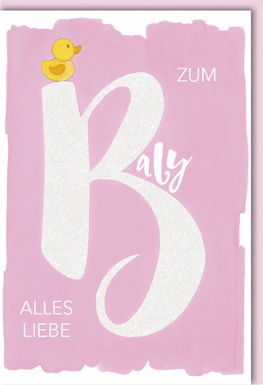 Geburtskarte - Neutrale Glückwunschkarte zur Geburt für Mädchen & Jungen, Babyshower Geschenk, Gratulationskarte Neugeborenes