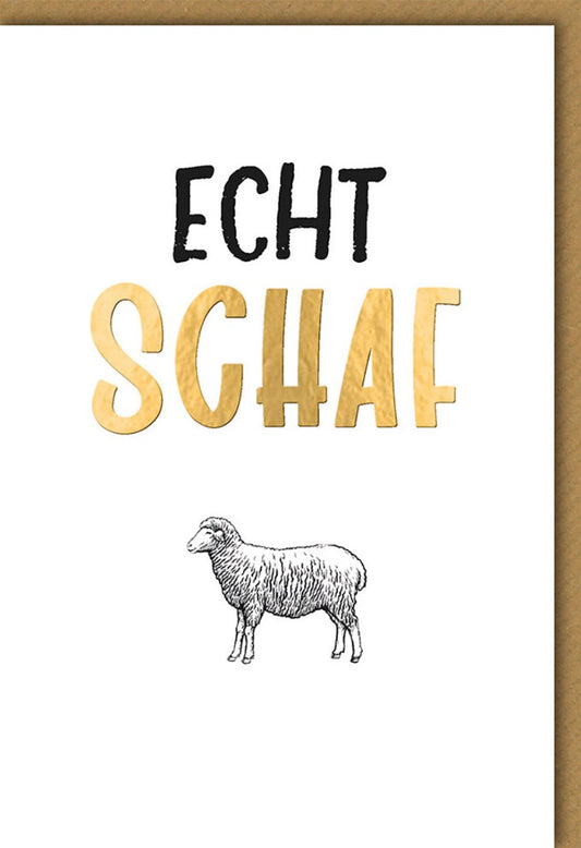 Geburtstagskarte für Frauen - Humorvolles Schafdesign | Einzigartige und Witzige Glückwunschkarte | Perfektes Geschenk zum Geburtstag