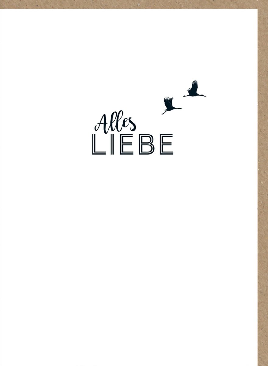 Geburtstagskarte - Stilvolle Naturgrüße mit Vogelmotiv, Hochwertige Papeterie für Herzlichkeit und handgeschriebene Glückwünsche, Grusskarten