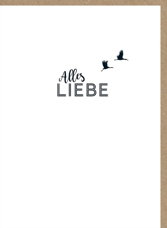 Geburtstagskarte - Stilvolle Naturgrüße mit Vogelmotiv, Hochwertige Papeterie für Herzlichkeit und handgeschriebene Glückwünsche, Grusskarten