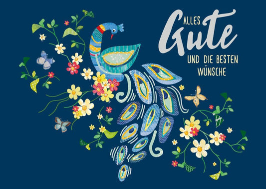 Geburtstagspostkarte Fasan: Herzliche Glückwünsche und beste Wünsche für den besonderen Tag