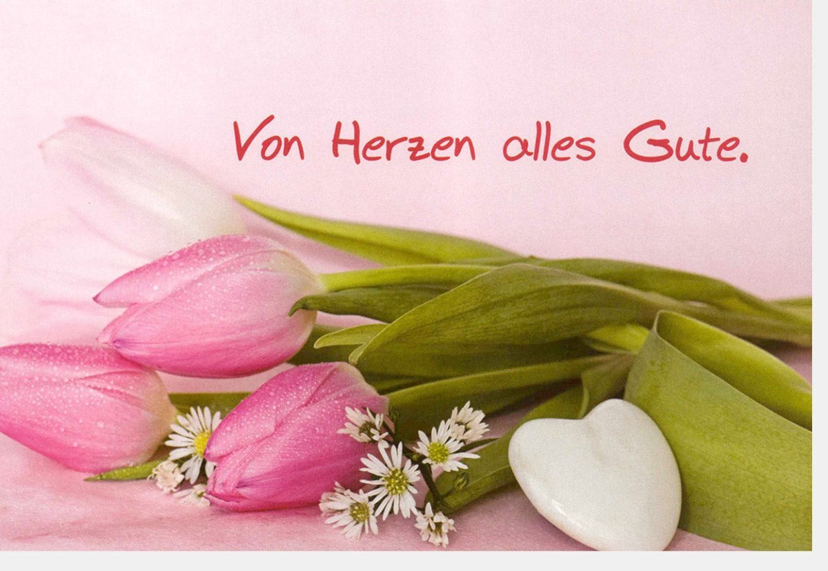 Grußkarte für festliche Anlässe - Pinkes Tulpenmotiv, Herzliche Glückwünsche & Frühlingszauber, Natürliche Eleganz