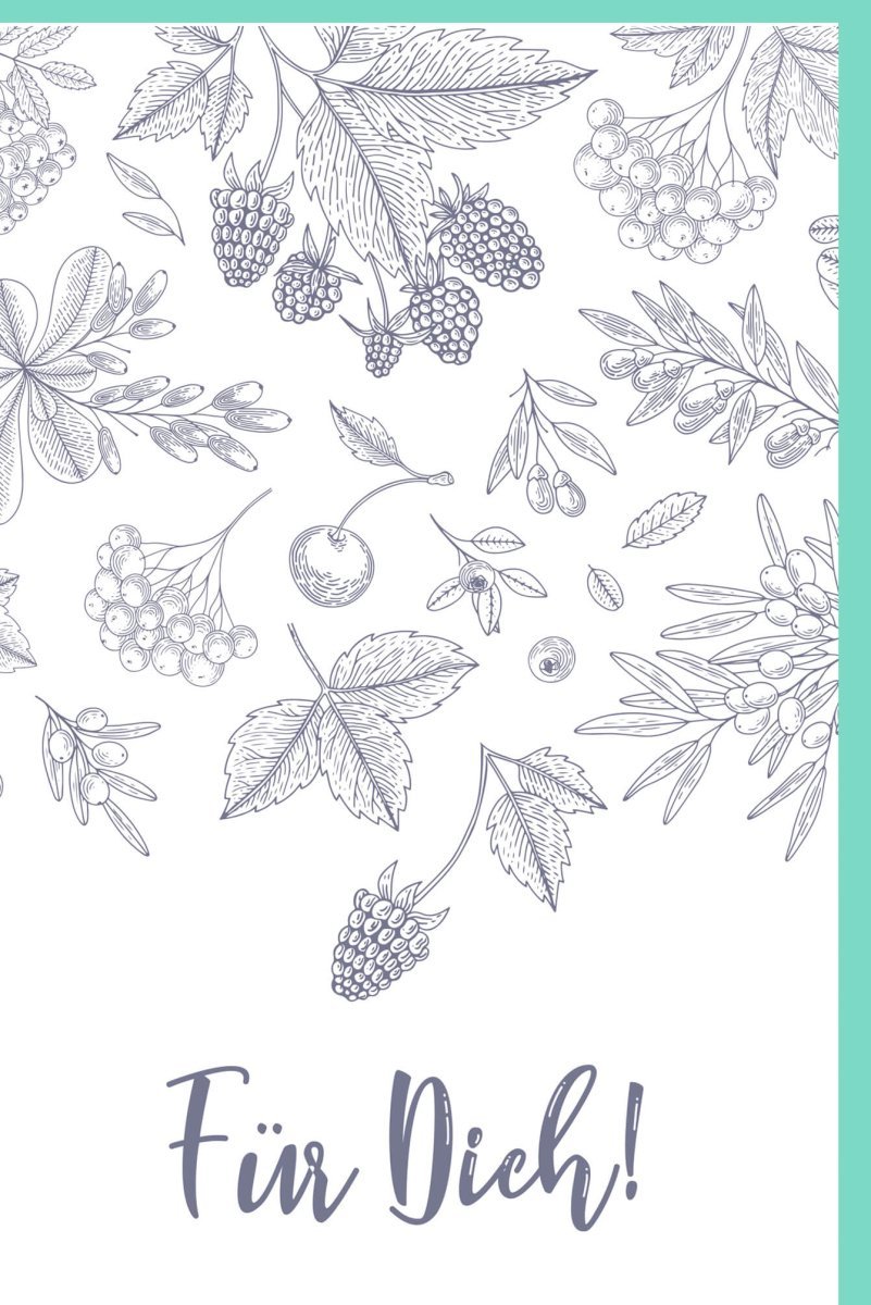 Grußkarte "Naturzauber" - Zauberhafte Illustration mit Blättern & Beeren, Ideales Geschenk mit Herzlicher Botschaft