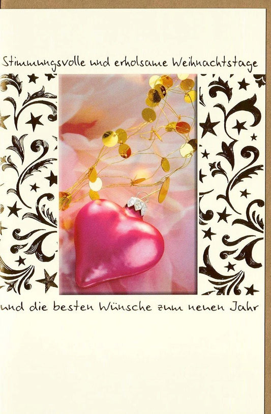 Grußkarte Weihnachten: Besinnliche und entspannte Festtage wünschen