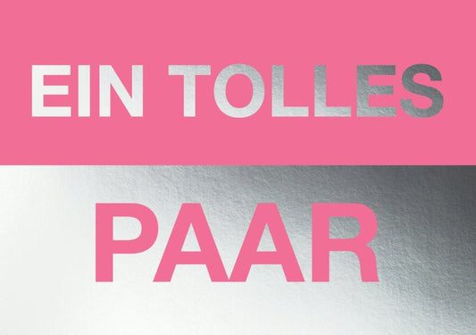 Hochzeitskarte zur Eheschließung - Elegante Glückwünsche für das Brautpaar, Feier der Liebe und Zweisamkeit