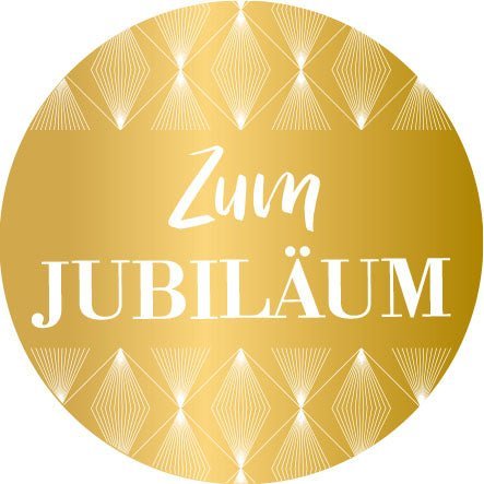 Jubiläumskarte Business mit Schaumstoff - Klebepad, edel verarbeitet aus Pappe - Gutsch Verlag Wandelbar