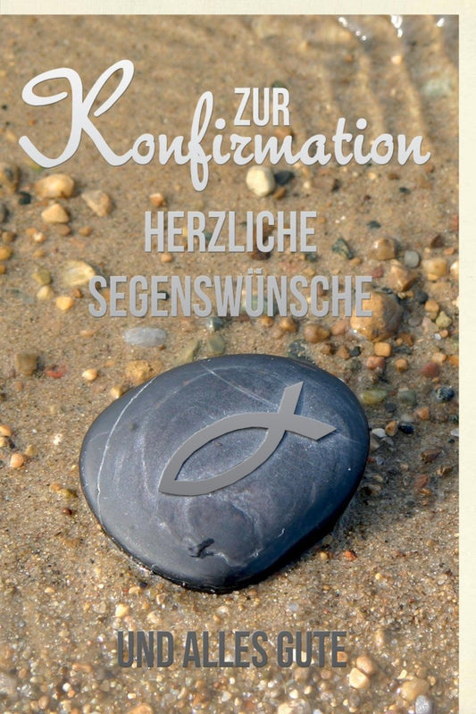 Konfirmationskarte - Segensgrüße zur Jugendweihe, Christliche Karte für Feierlichkeiten & Gottesdienst