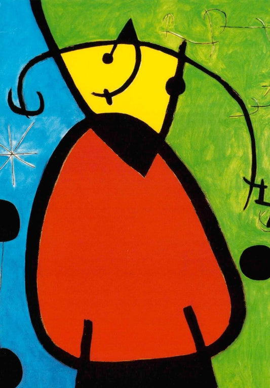 Kunstpostkarte Tagesanbruch von Joan Miró - Daybreak Meisterwerk für Kunstliebhaber