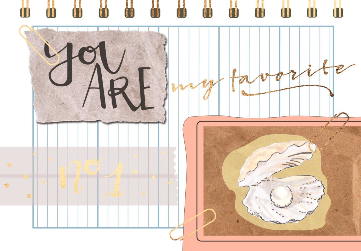 Liebespostkarte mit Spruch: You Are My Favorite – Perfekt für romantische Botschaften
