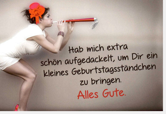 Lustige Geburtstagskarte "Aufgedackelt" – Humorvolle Grüße & Kreative Sprüche für eine Unvergessliche Feier