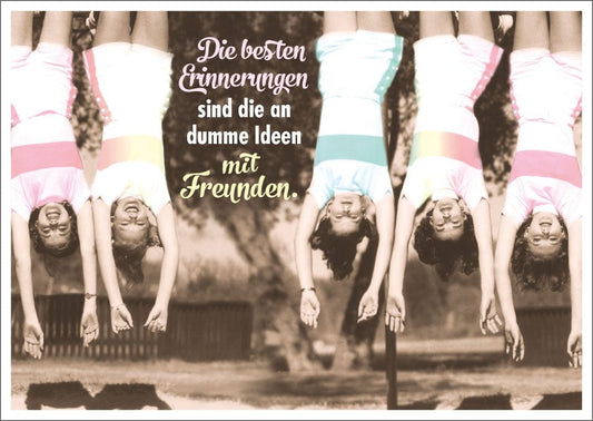 Lustige Postkarte: Unvergessliche Momente dank verrückter Ideen