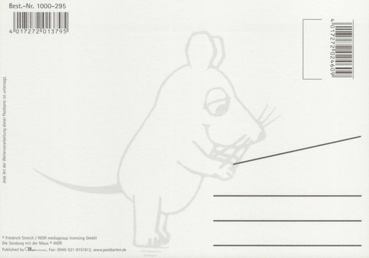 Maus - Postkarte Elefant im halben Herz Teil 2