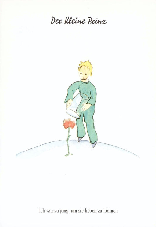 Postkarte Geburtstag Der Kleine Prinz für Kinder mit liebevollem Motiv und Zitat Postkarte für besondere Anlässe Kindergeburtstag