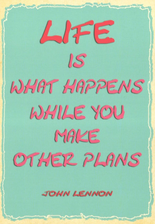 Postkarte mit englischem Zitat – Inspirierende Worte für jeden Anlass