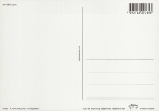 Postkarte Pettersson und Findus Farbdosen