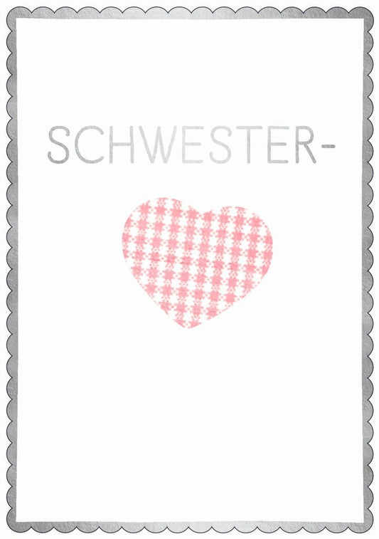 Postkarte Sprüche - Cityproducts Schwesterherz: Liebevolle Grüße für besondere Momente