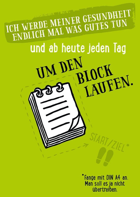 Postkarte Sprüche: Ein humorvoller Gruß für deine nächste Runde um den Block