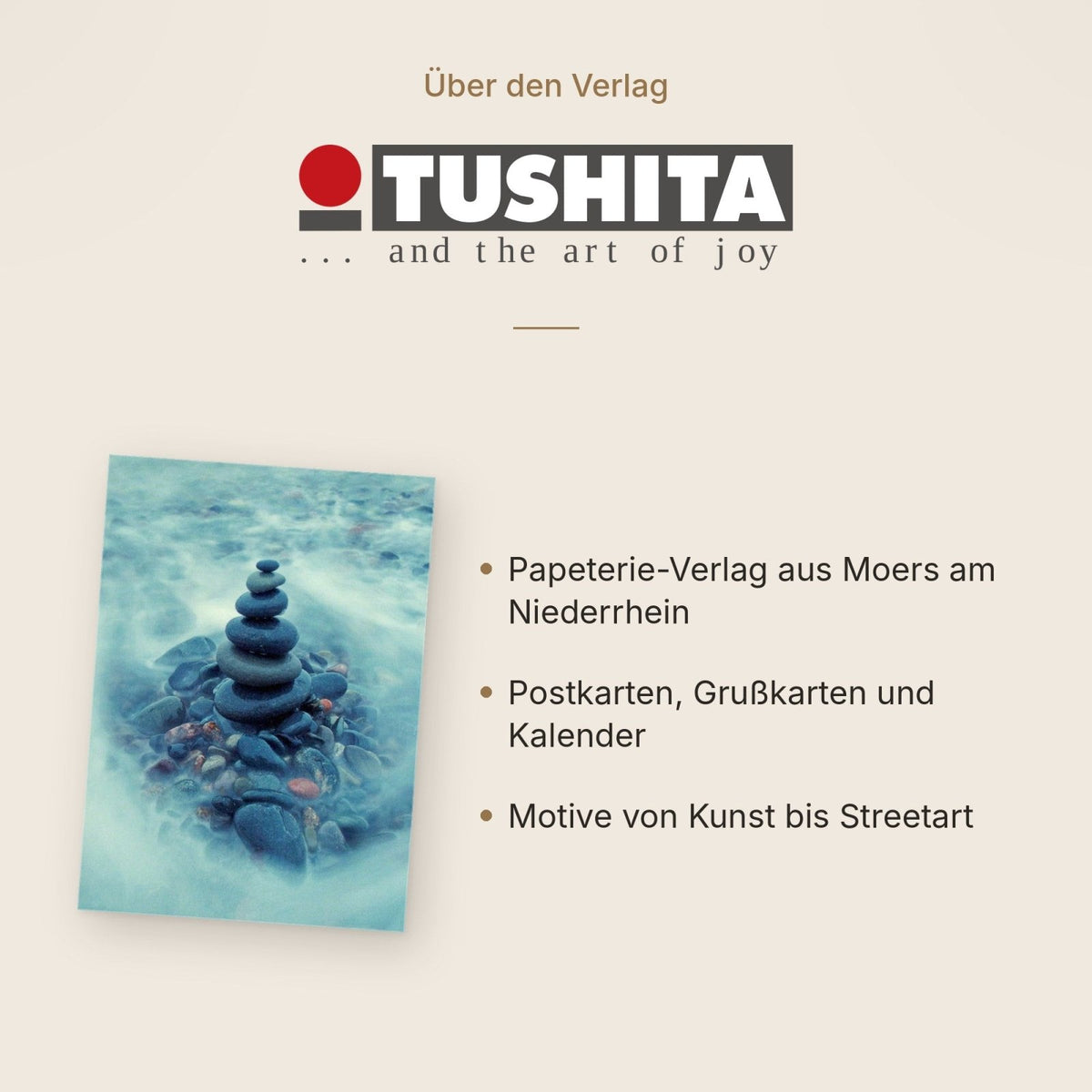 Spirituelle Postkarte: Die Gezeiten Überstehen
