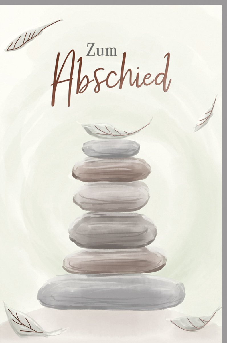 Trauerkarte zum Abschied – Elegantes Skorpion - Design mit Metallicfolie & Steinen in Grau/Taupe für stilvolles Gedenken