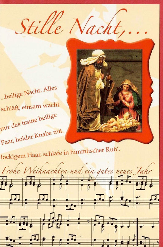 Weihnachtsgrußkarte: Besinnliche Nacht, festliche Grüße für die Feiertage