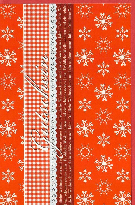 Weihnachtsgrußkarte Engelmotiv in Rot – Charmante und Niedliche Gestaltung