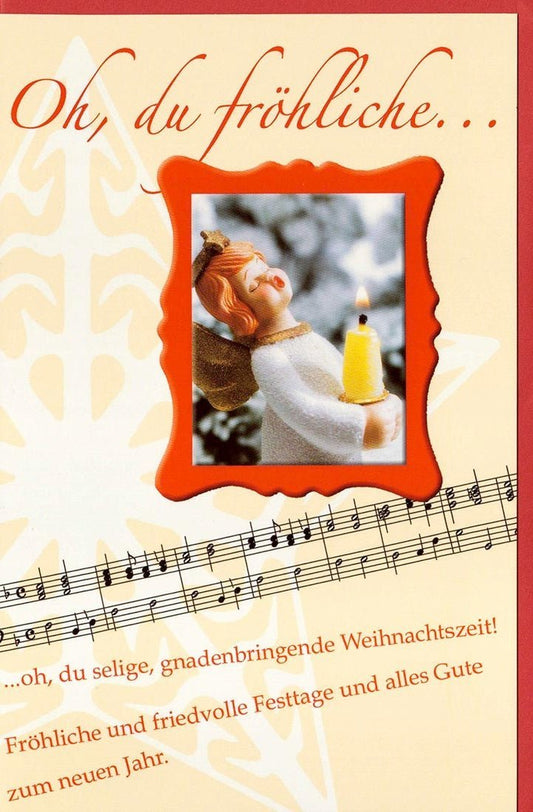 Weihnachtsgrußkarte Fröhliche Festtage – Besinnliche Grüße zur Weihnachtszeit