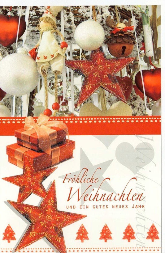 Weihnachtsgrußkarte modern - Stilvolle Weihnachtsdekoration für die Festtage