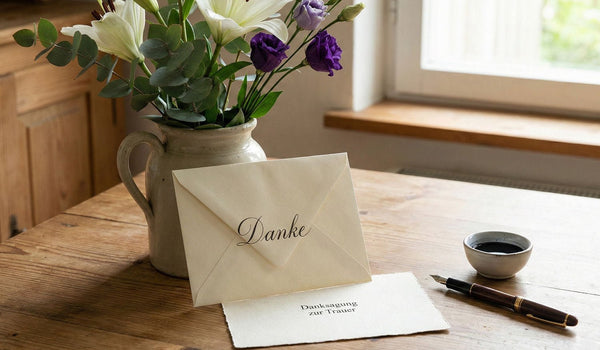 Danksagung Trauer: Texte, Mustertexte & Tipps für deine Danksagungskarte