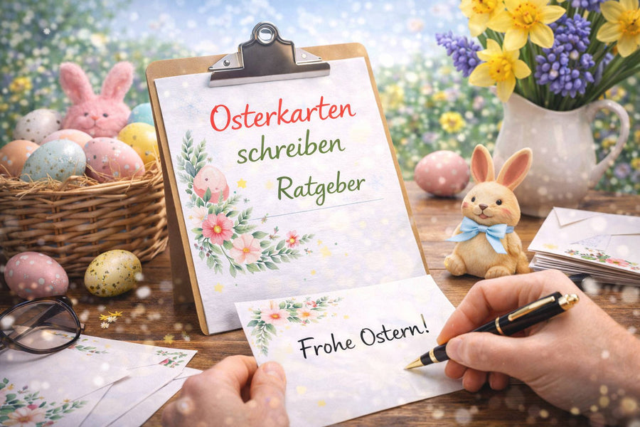 Osterkarte schreiben: Aufbau, Mustertexte & Tipps für den perfekten Ostergruß