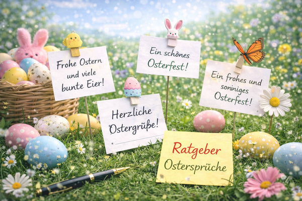 Ostersprüche 2026: 95+ Sprüche, Gedichte & Zitate für deine Osterkarte