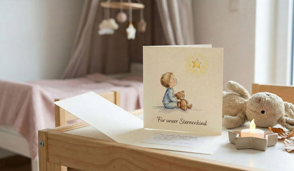 Trauerkarte Kind & Sternenkind: Behutsame Worte für den schwersten Verlust