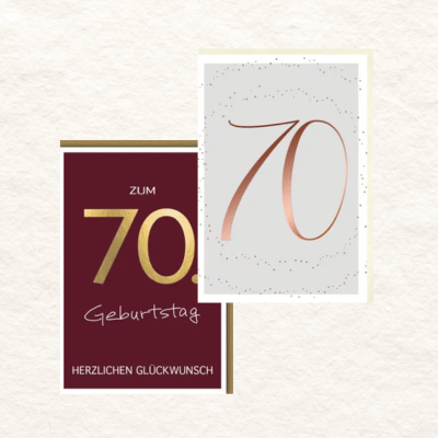 Geburtstagskarten 70 Jahre