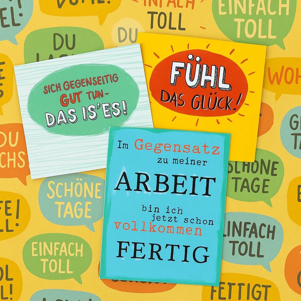 Grußkarten mit Sprüchen