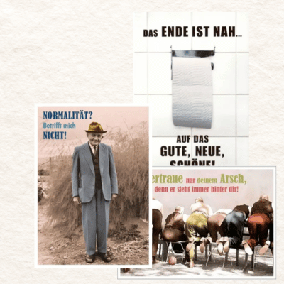 Lustig Postkarten