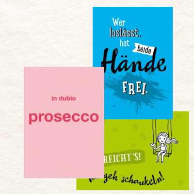 Postkarten Sprüche