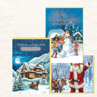 Weihnachtskarten nostalgisch