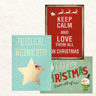 Weihnachtspostkarten