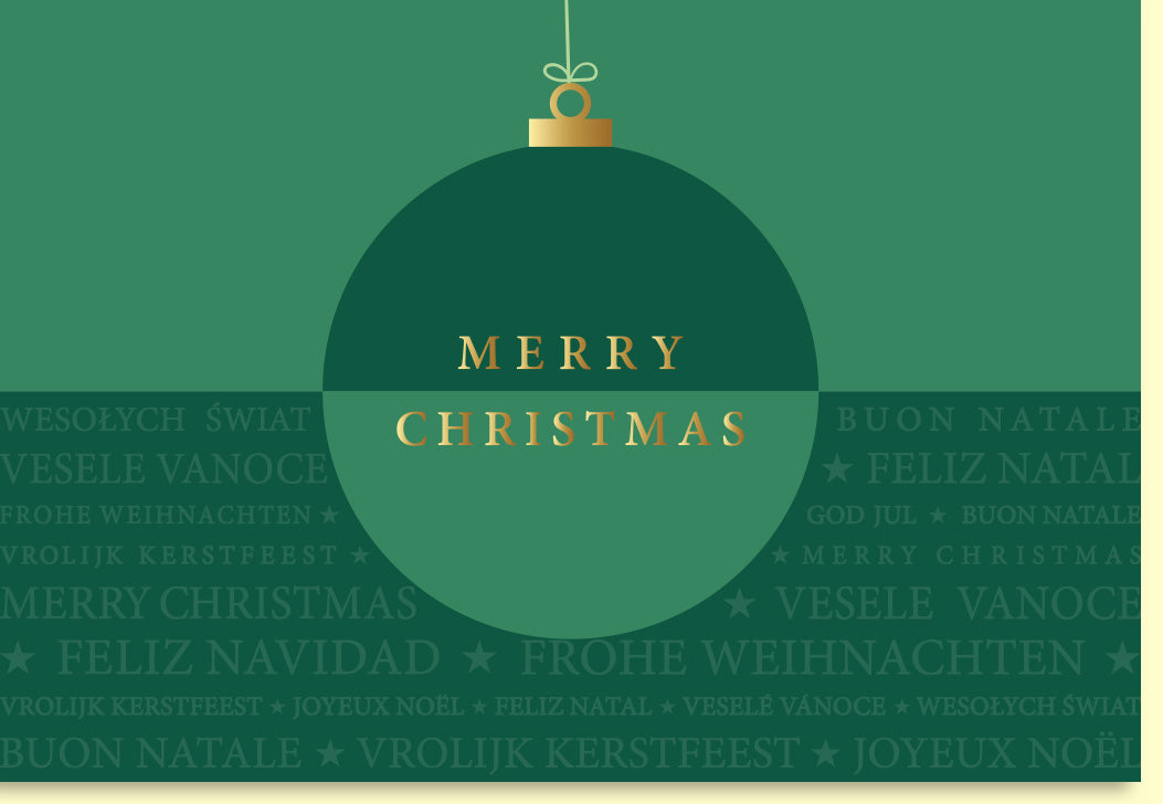 Weihnachtskarten-Set "Edle Festgrüße" - 6 hochwertige Doppelkarten mit festlichen Designs und Umschlägen