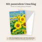 Doppelkarte mit farblich passendem Umschlag