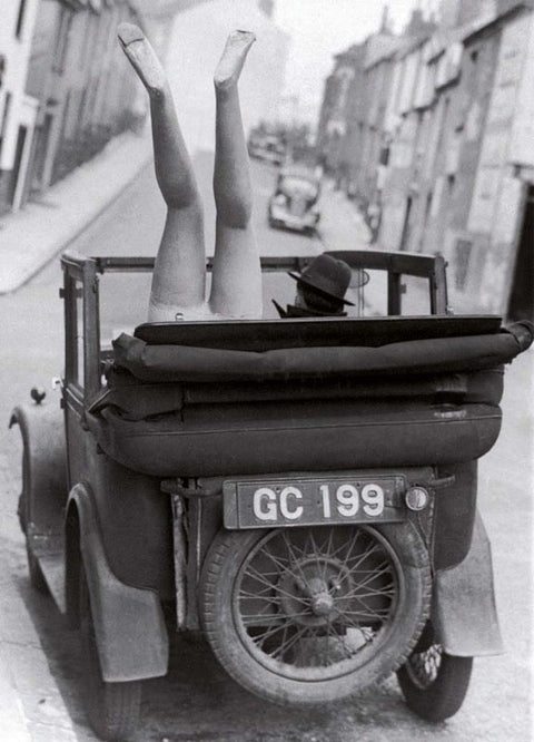 Abschiedskarte in Schwarz - Weiß: Take Away