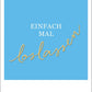 Abschiedskarte mit Spruch: Loslassen in Goldfolie - Happy Notes
